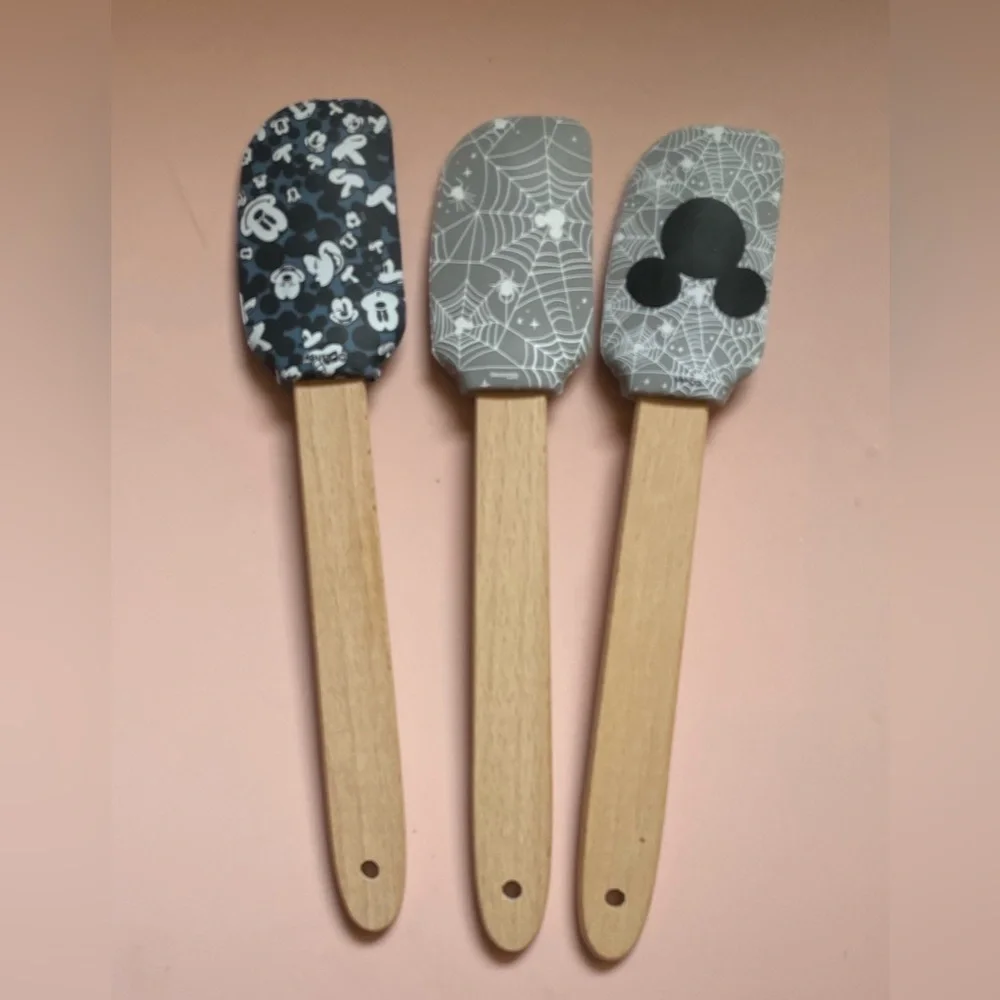 Disney Mickey Mouse Mini Spatulas Lot of 3 Halloween Kitchen Utensils